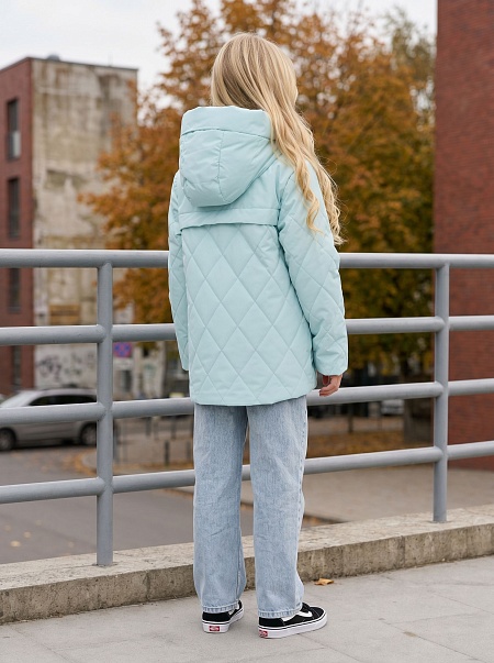Куртка для девочки демисезонная BRITT, мята, модель 63239
