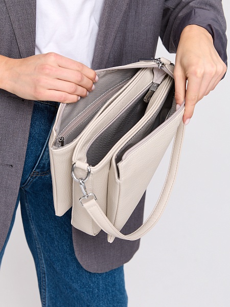 Сумка PARISOT  модель 1015D, цвет Молочный