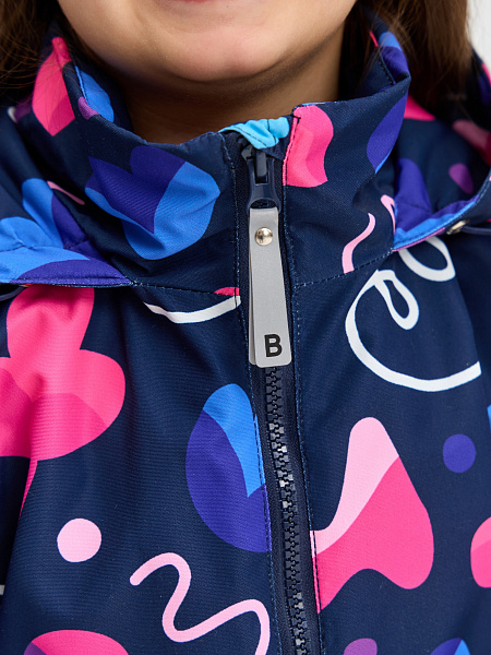 Куртка BRITT  модель 64738, цвет Сине-розовый