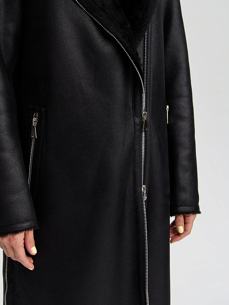 Дубленка LAWINTER  модель 34499, цвет Черный