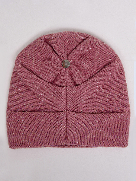 Шапка тек NINEL  модель Мерлин, цвет Т.розовый