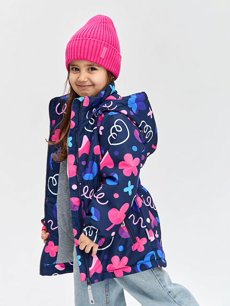 Куртка BRITT  модель 64738, цвет Сине-розовый