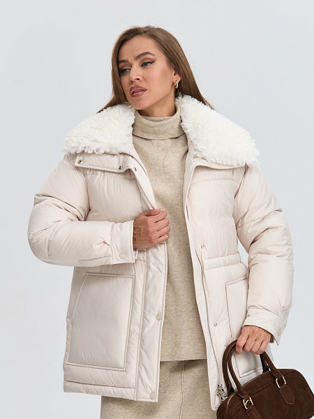 Куртка LAWINTER  модель 85909, цвет Молочный