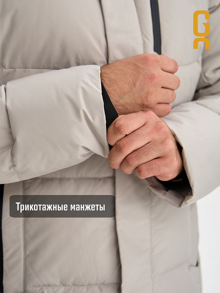 Куртка мужская зимняя GRIZMAN, серая, модель 73554