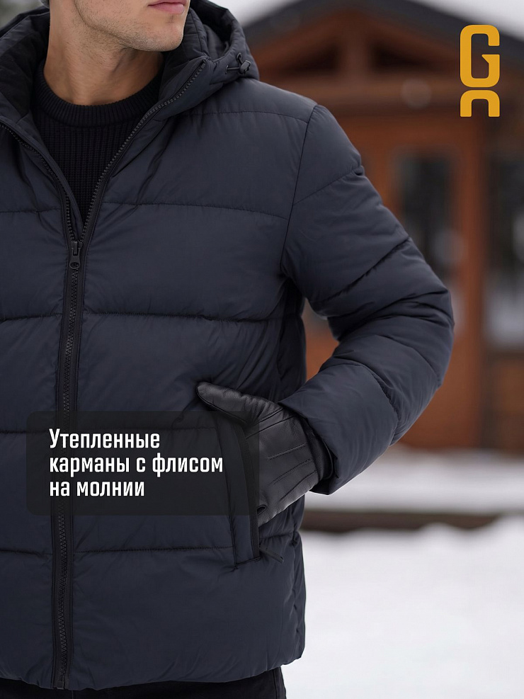 Куртка мужская зимняя GRIZMAN, темно-синяя, модель 75114