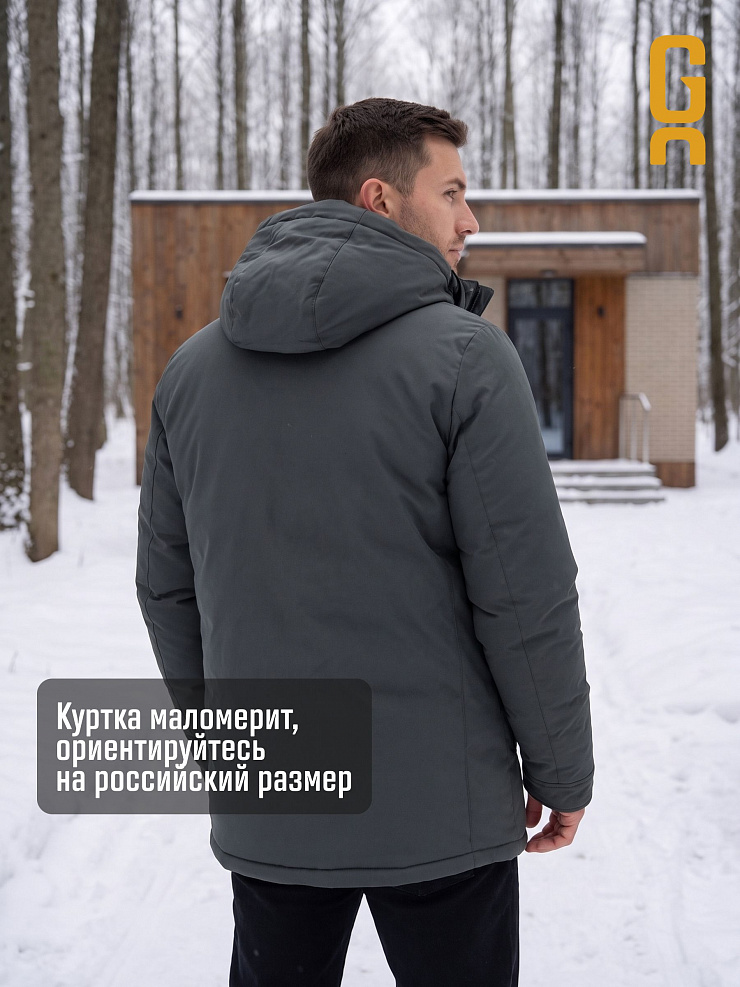 Куртка мужская зимняя GRIZMAN, олива, модель 75851