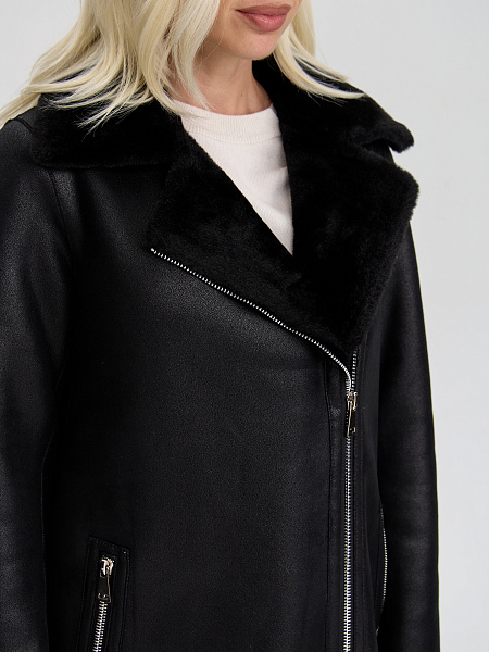 Дубленка LAWINTER  модель 34499, цвет Черный