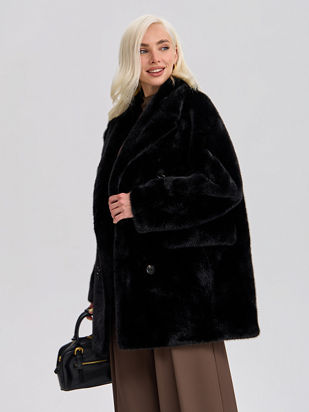 Шуба LAWINTER  модель 54243, цвет Черный