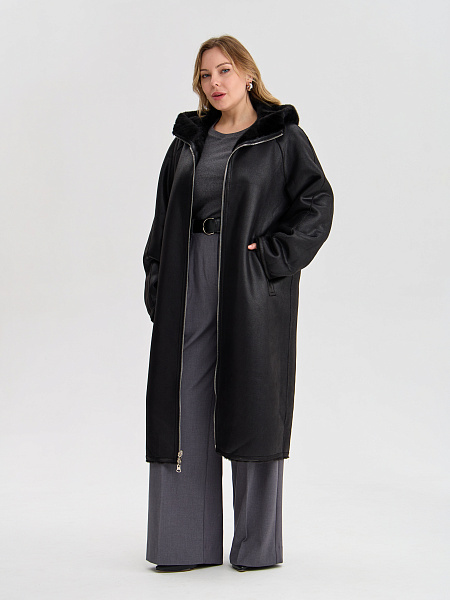 Дубленка LAWINTER  модель 35253, цвет Черный