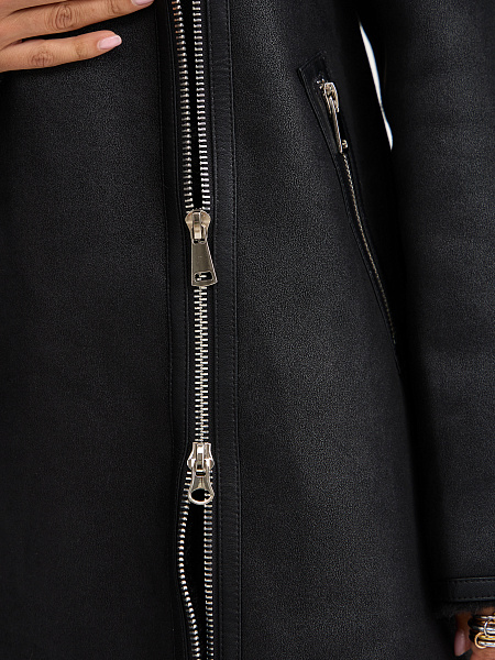 Дубленка LAWINTER  модель 35796, цвет Черный