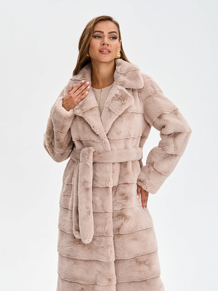 Шуба LAWINTER  модель 53591, цвет Пудра