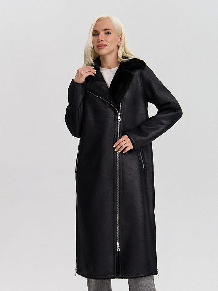 Дубленка LAWINTER  модель 34499, цвет Черный