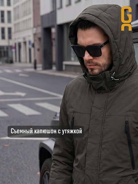 Куртка мужская демисезонная GRIZMAN, хаки, модель 74786