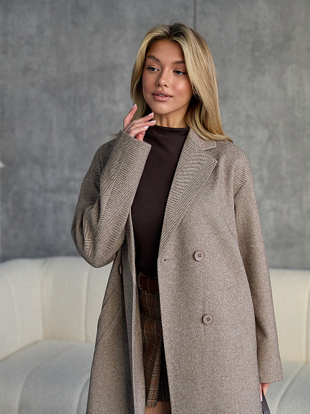 Пальто LAWINTER  модель 83891, цвет Капучино