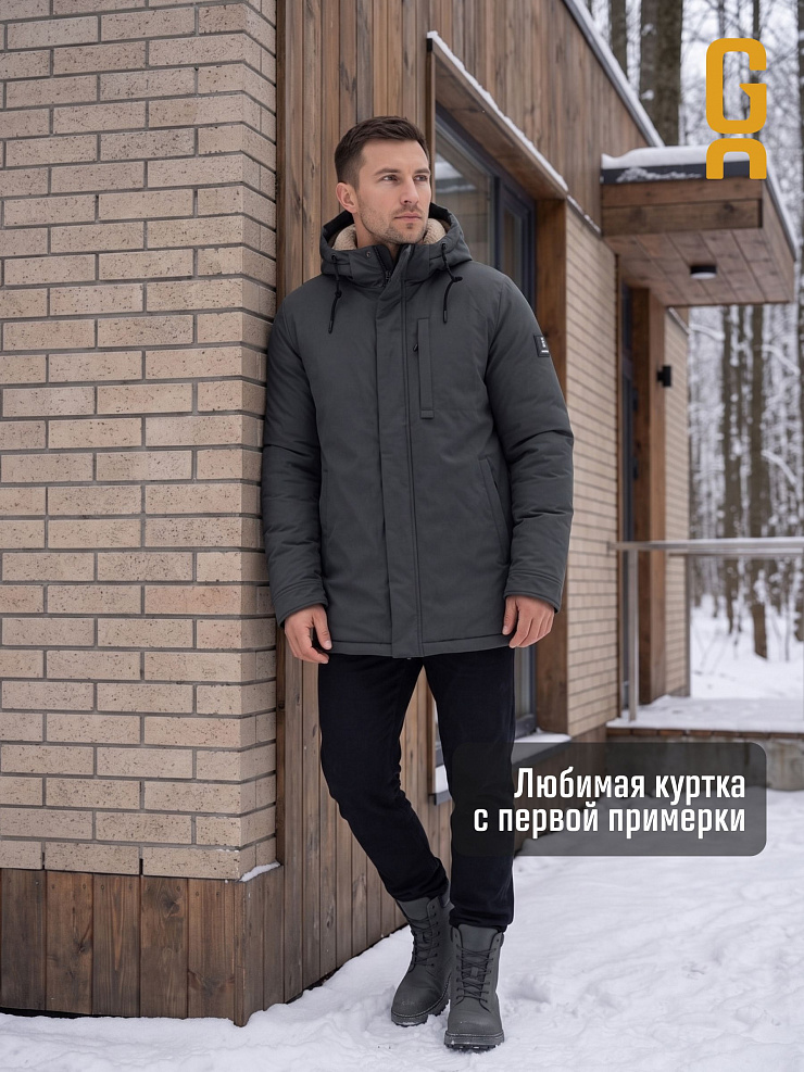 Куртка мужская зимняя GRIZMAN, олива, модель 75851