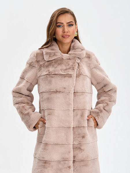 Шуба LAWINTER  модель 53591, цвет Пудра