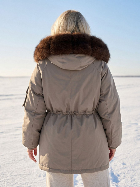 Парка женская зимняя LAWINTER, олива, модель 86849