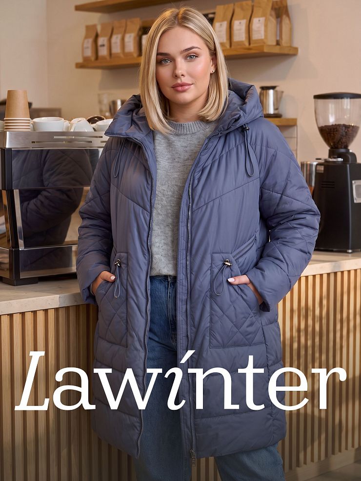 Пальто женское демисезонное LAWINTER, джинсовое, модель 84844