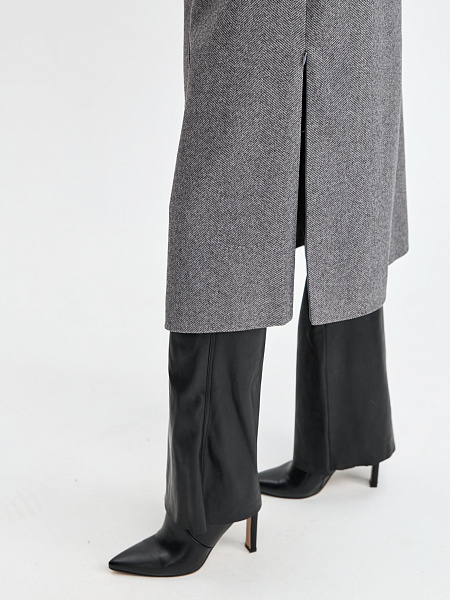 Пальто LAWINTER  модель 83891, цвет Темно-серый