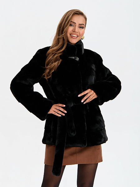 Шуба LAWINTER  модель 53961, цвет Черный