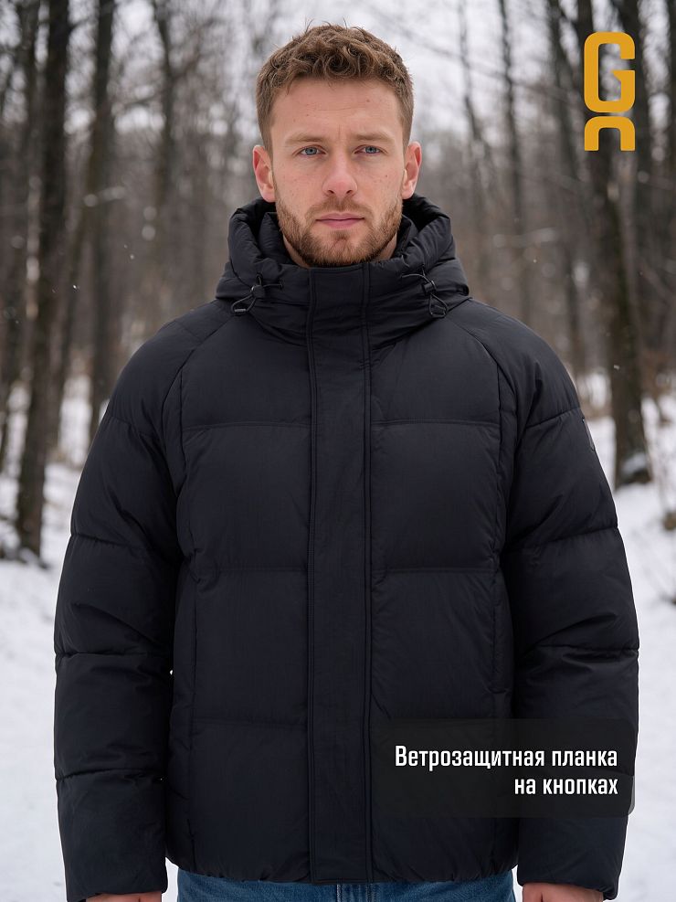 Куртка мужская зимняя GRIZMAN, черная, модель 76518
