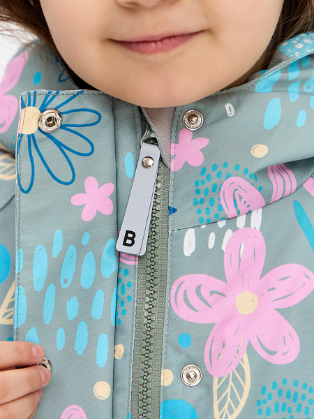 Куртка BRITT  модель 64412, цвет Зелено-розовый