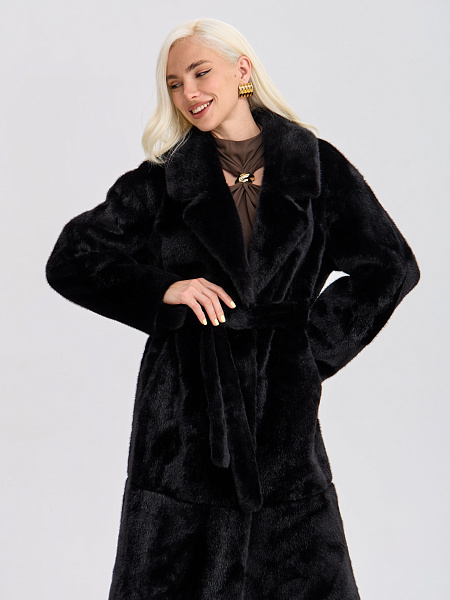 Шуба LAWINTER  модель 53933, цвет Черный