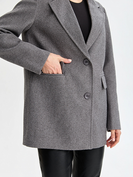 Пальто LAWINTER  модель 84822, цвет Серый