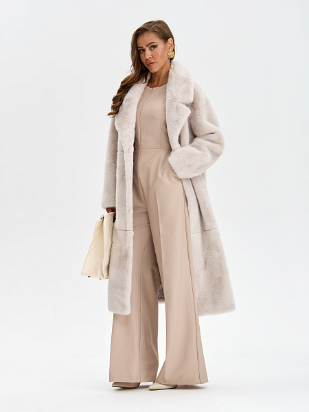 Шуба LAWINTER  модель 53933, цвет Молочный