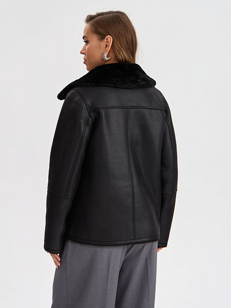 Дубленка LAWINTER  модель 3588, цвет Черный