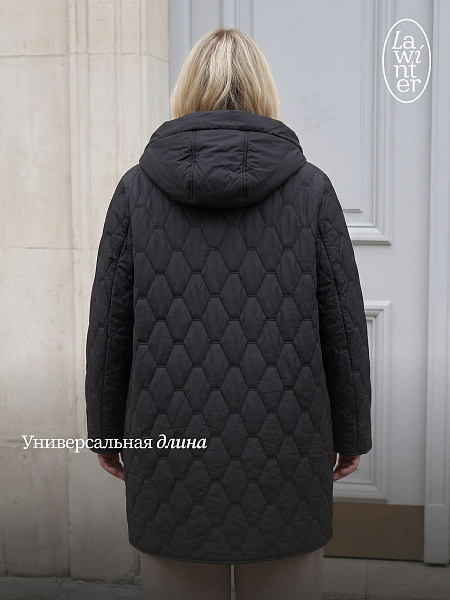 Куртка женская демисезонная LAWINTER, черная, модель 86246