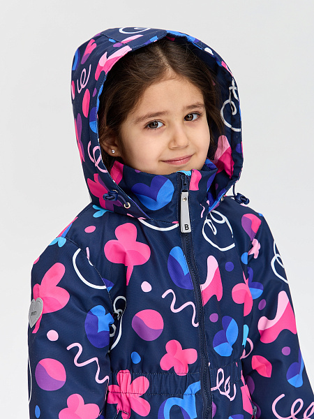 Куртка BRITT  модель 64738, цвет Сине-розовый