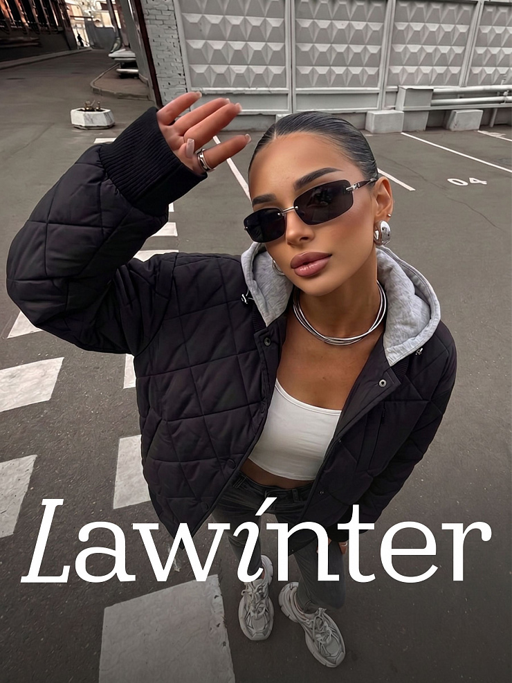 Бомбер женский демисезонный LAWINTER, черный, модель 83635