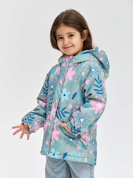 Куртка BRITT  модель 64412, цвет Зелено-розовый