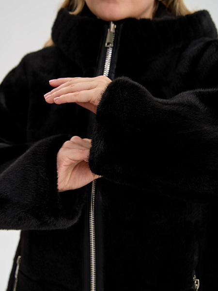 Дубленка LAWINTER  модель 35253, цвет Черный