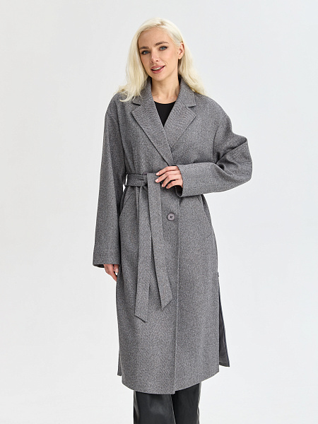 Пальто LAWINTER  модель 83891, цвет Темно-серый