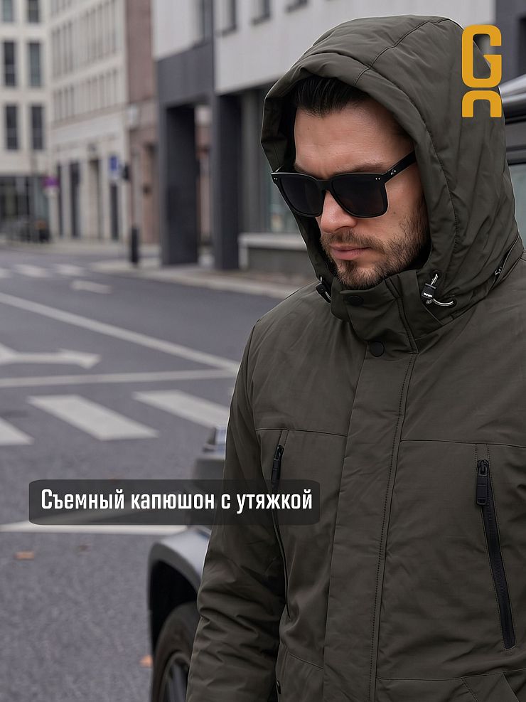 Куртка мужская демисезонная GRIZMAN, хаки, модель 74786