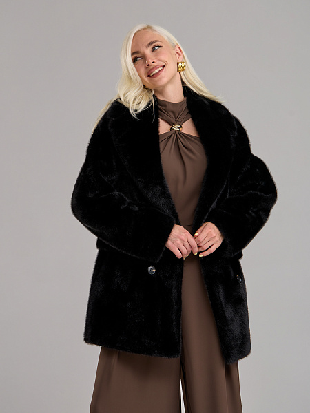Шуба LAWINTER  модель 54243, цвет Черный