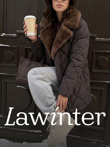 Куртка женская зимняя LAWINTER, графит, модель 85361
