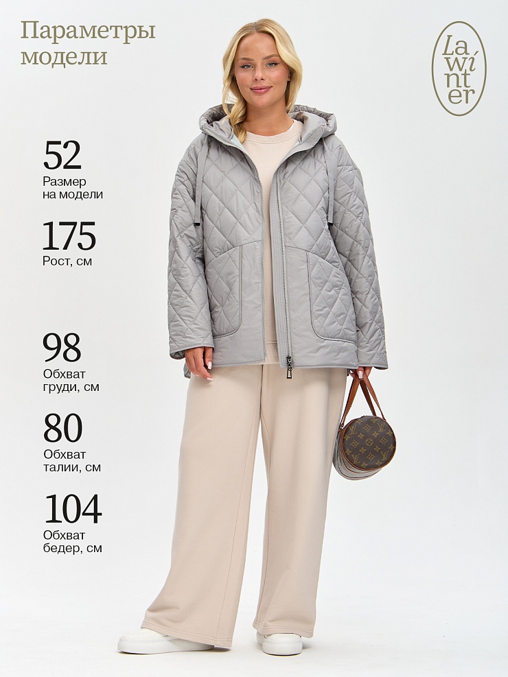 Куртка женская демисезонная LAWINTER, мята, модель 84856