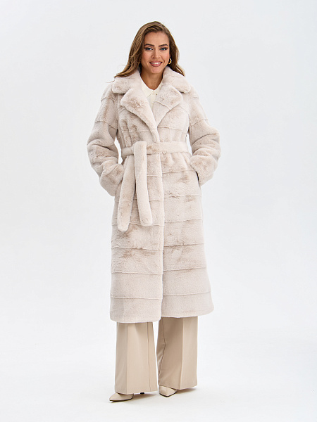 Шуба LAWINTER  модель 53591, цвет Молочный