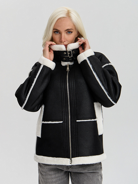 Шуба LAWINTER  модель 53576, цвет Черный