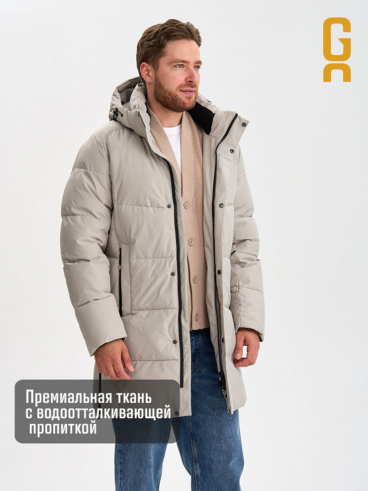 Куртка мужская зимняя GRIZMAN, серая, модель 73554