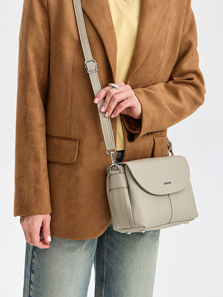 Сумка PARISOT  модель 14144, цвет Серо-бежевый