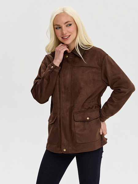 Куртка LAWINTER  модель 25587, цвет Темно-коричневый