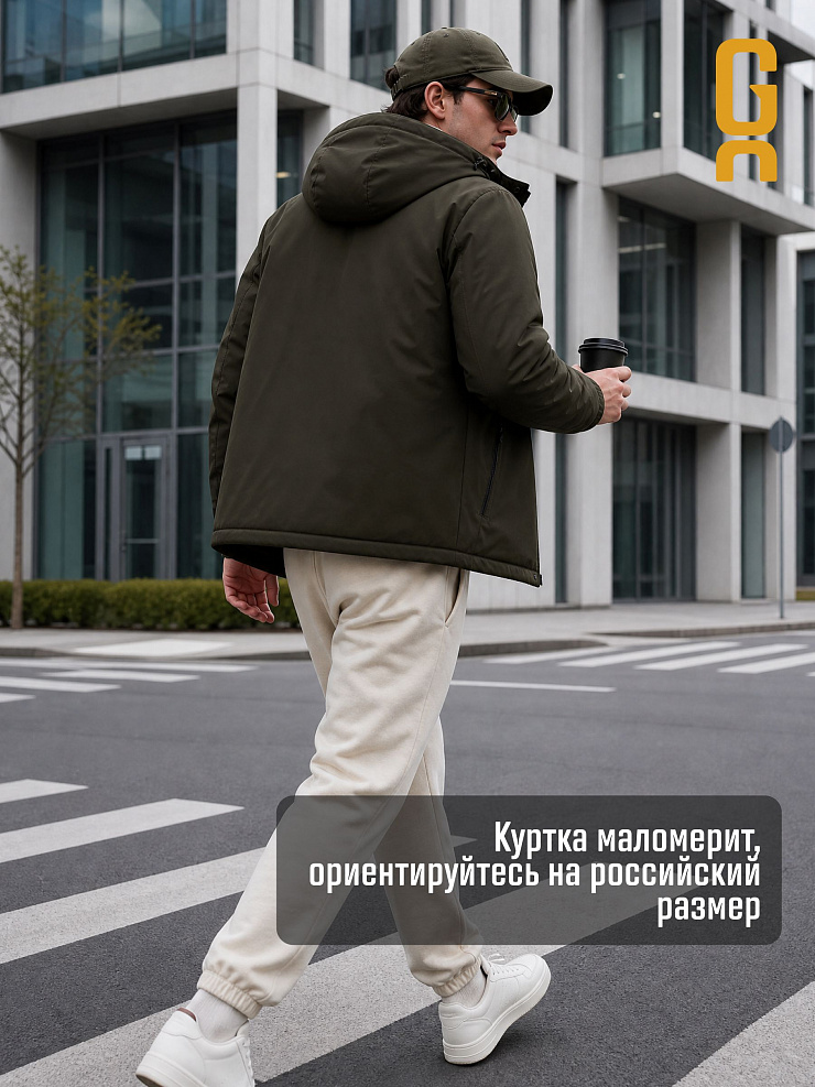 Куртка мужская демисезонная GRIZMAN, хаки, модель 73529