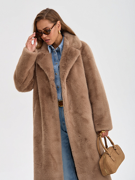 Шуба LAWINTER  модель 5391, цвет Мокко