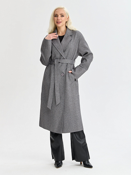 Пальто LAWINTER  модель 83891, цвет Темно-серый