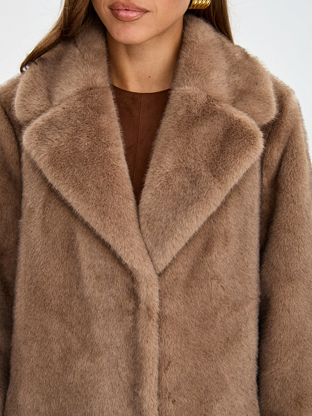 Шуба LAWINTER  модель 5391, цвет Светло-коричневый