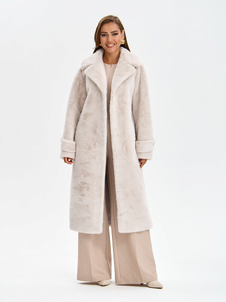 Шуба LAWINTER  модель 53576, цвет Молочный